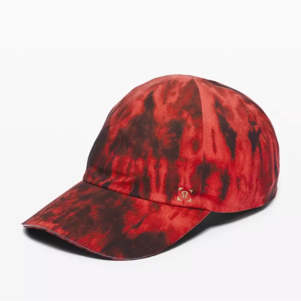 LULULEMON Fast and Free Running Hat Game Day Red OS